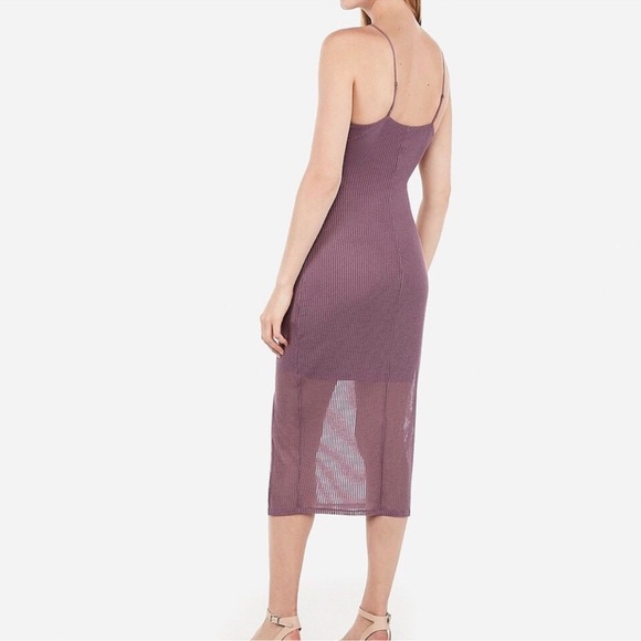 Express Ribbed Midi Dress. - Picture 6 of 6